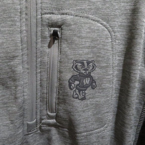 University of Wisconsin Colosseum Zip Up Jacket Medium M - Picture 4 of 5